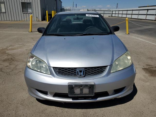 1HGEM22385L014703 - 2005 HONDA CIVIC DX VP Silber Foto 5