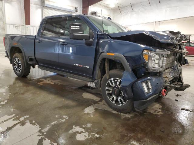 1GT49VEY9MF113337 - 2021 GMC SIERRA K3500 AT4 BLUE photo 4