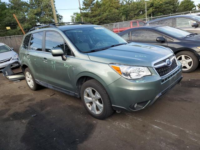 JF2SJAHC5FH823285 - 2015 SUBARU FORESTER 2.5I LIMITED GREEN photo 4