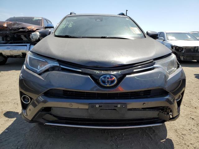 JTMRJREV8HD124308 - 2017 TOYOTA RAV4 HV LE GRAY photo 5