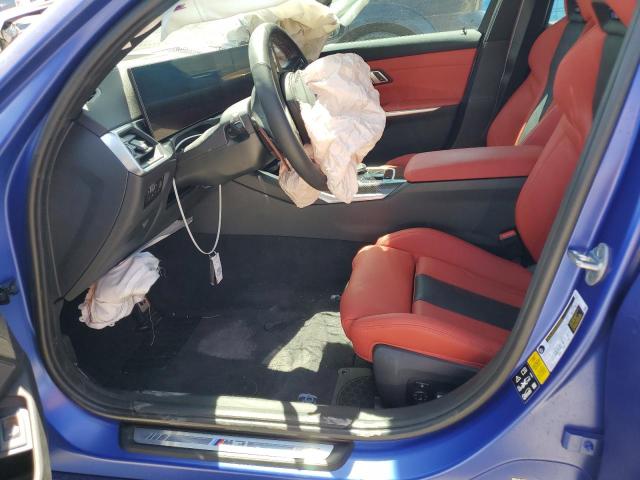 WBS43AY04PFP10313 - 2023 BMW M3 COMPETITION BLUE photo 7