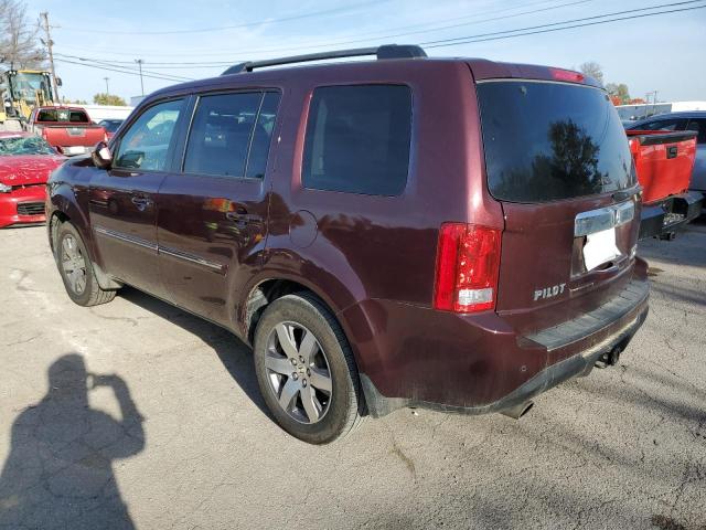 5FNYF4H90DB079155 - 2013 HONDA PILOT TOURING BURGUNDY photo 3