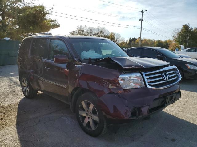 5FNYF4H90DB079155 - 2013 HONDA PILOT TOURING BURGUNDY photo 9