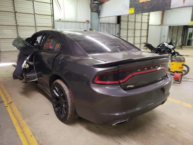 2C3CDXBG9JH291345 - 2018 DODGE CHARGER SXT GRAY photo 3