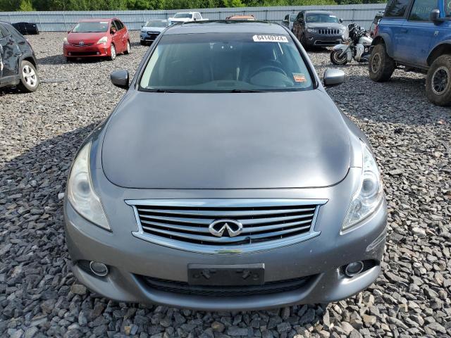 JN1CV6AR9DM767054 - 2013 INFINITI G37 GRAY photo 5