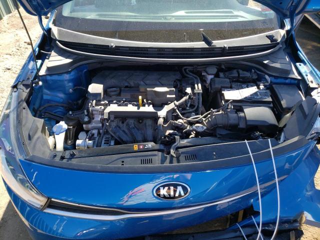 3KPA25AD7ME402205 - 2021 KIA RIO S BLUE photo 11