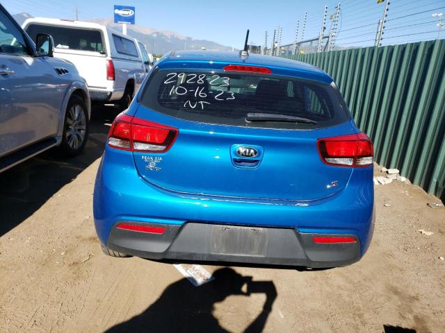 3KPA25AD7ME402205 - 2021 KIA RIO S BLUE photo 6