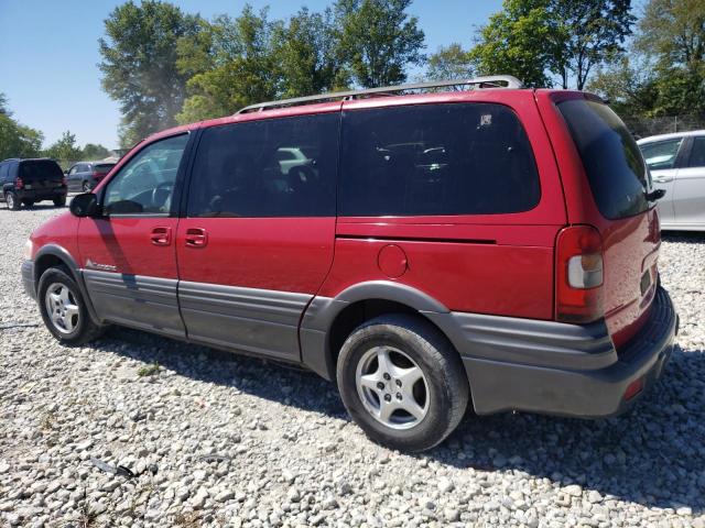 1GMDX03E6XD198179 - 1999 PONTIAC MONTANA / RED photo 2