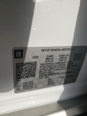 5GAERBKW3LJ222346 - 2020 BUICK ENCLAVE ESSENCE 白色 照片 13