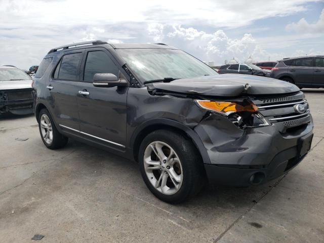 1FM5K7F80FGC62649 - 2015 FORD EXPLORER LIMITED GRAY photo 4