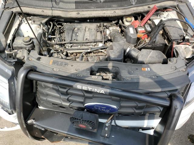 1FM5K8ARXGGC26877 - 2016 FORD EXPLORER POLICE INTERCEPTOR 白色 照片 11