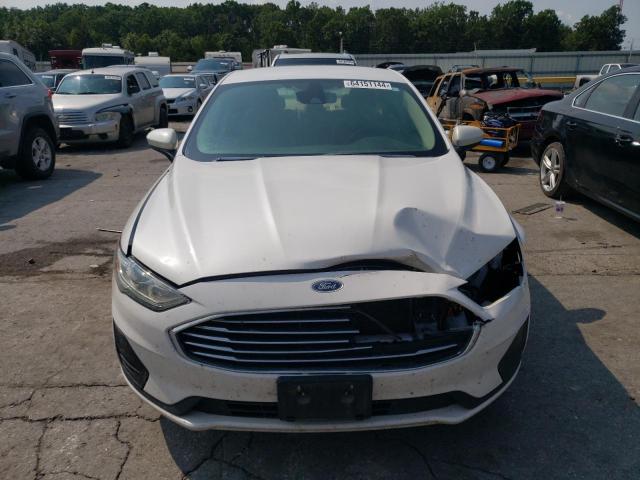 3FA6P0LU0KR256488 - 2019 FORD FUSION SE WHITE photo 5