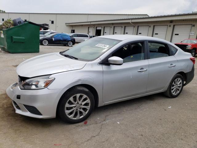 3N1AB7AP2KY423368 - 2019 NISSAN SENTRA S SILVER photo 1