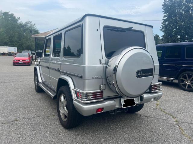 WDCYR49E72X128223 - 2002 MERCEDES-BENZ G 500 SILVER photo 3