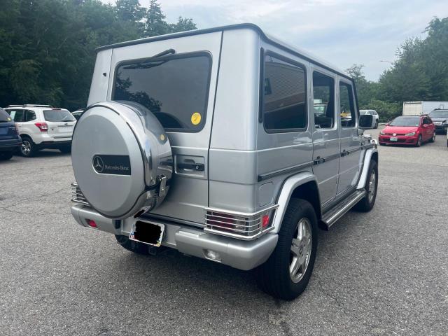 WDCYR49E72X128223 - 2002 MERCEDES-BENZ G 500 SILVER photo 4