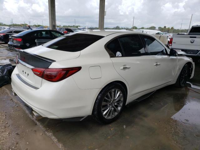 JN1EV7AP4KM511852 - 2019 INFINITI Q50 LUXE WHITE photo 3