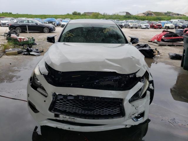 JN1EV7AP4KM511852 - 2019 INFINITI Q50 LUXE WHITE photo 5