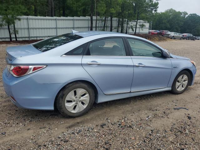 KMHEC4A43DA078502 - 2013 HYUNDAI SONATA HYBRID BLUE photo 3