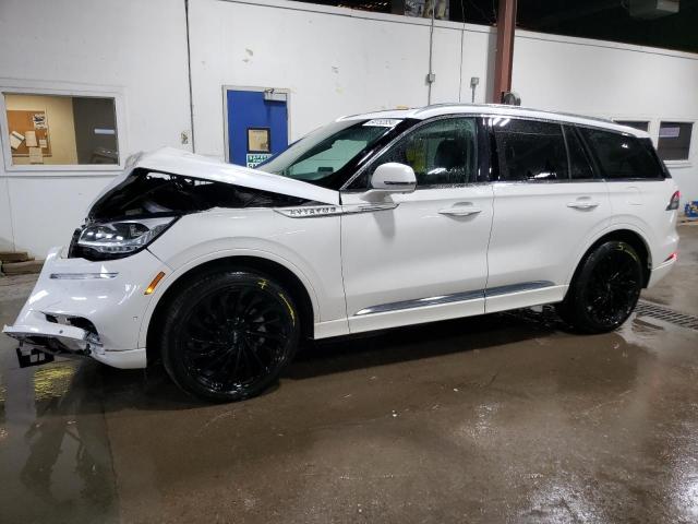 5LM5J7XC5MGL00599 - 2021 LINCOLN AVIATOR RESERVE WHITE photo 1