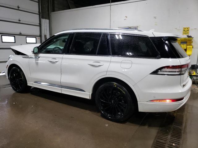 5LM5J7XC5MGL00599 - 2021 LINCOLN AVIATOR RESERVE WHITE photo 2