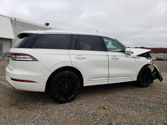 5LM5J7XC5MGL00599 - 2021 LINCOLN AVIATOR RESERVE WHITE photo 3