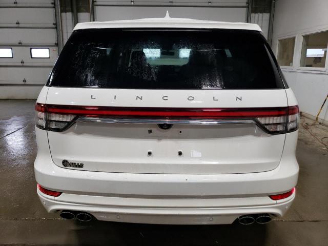 5LM5J7XC5MGL00599 - 2021 LINCOLN AVIATOR RESERVE WHITE photo 6