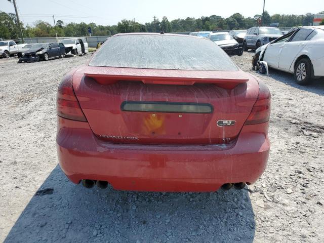 2G2WC55C081113386 - 2008 PONTIAC GRAND PRIX GXP RED photo 6