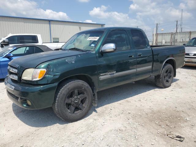 5TBRT34113S432903 - 2003 TOYOTA TUNDRA ACCESS CAB SR5 GREEN photo 1