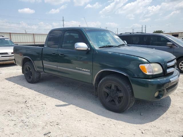 5TBRT34113S432903 - 2003 TOYOTA TUNDRA ACCESS CAB SR5 GREEN photo 4