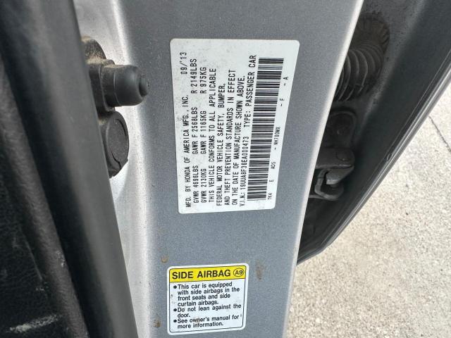 19UUA8F36EA000473 - 2014 ACURA TL SE GRAY photo 10