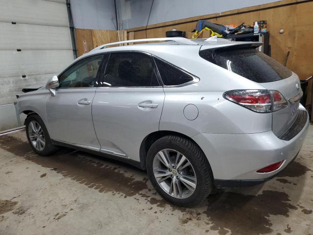 2T2BK1BA8FC264253 - 2015 LEXUS RX 350 BASE SILVER photo 2