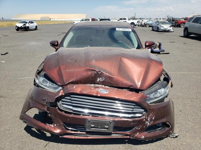 3FA6P0SU5GR202533 - 2016 FORD FUSION TITANIUM PHEV BURGUNDY photo 5