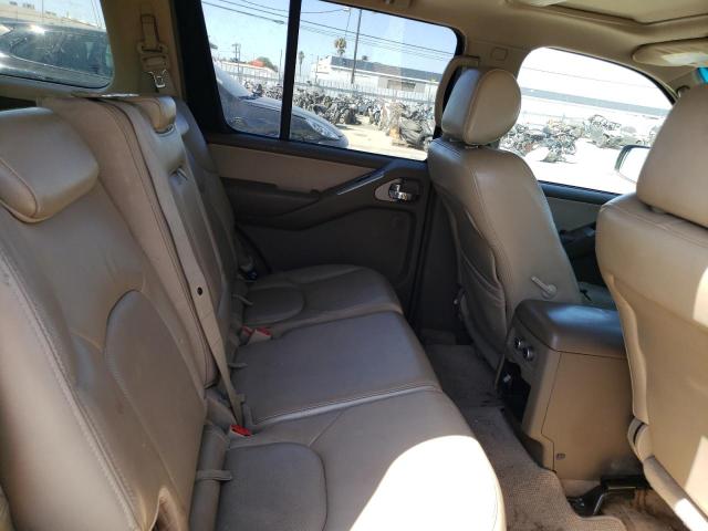 5N1AR18U46C629576 - 2006 NISSAN PATHFINDER LE GRAY photo 11