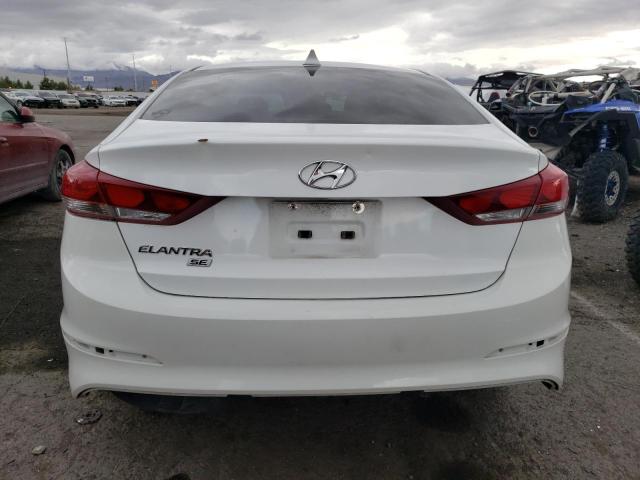 5NPD74LF4HH055621 - 2017 HYUNDAI ELANTRA SE WHITE photo 6