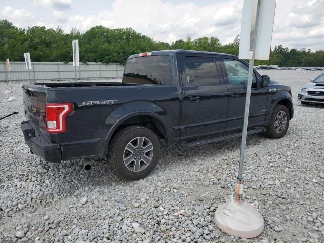 1FTEW1CP1HKD42219 - 2017 FORD F150 SUPERCREW BLACK photo 3