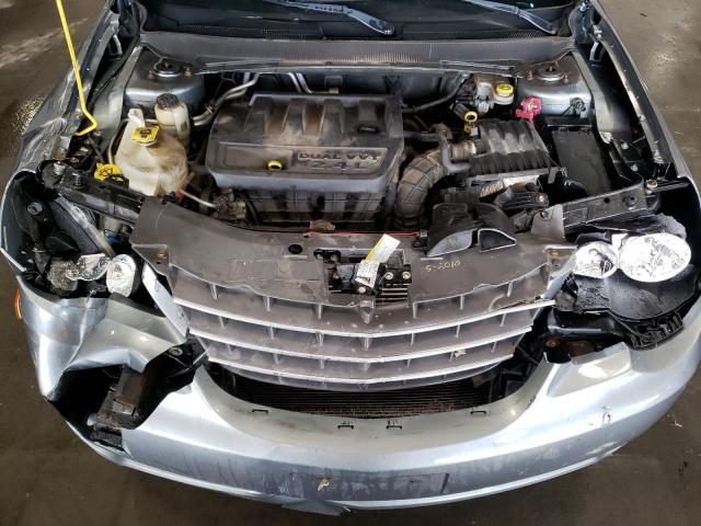 1C3CC4FB5AN187247 - 2010 CHRYSLER SEBRING TOURING GRAY photo 7