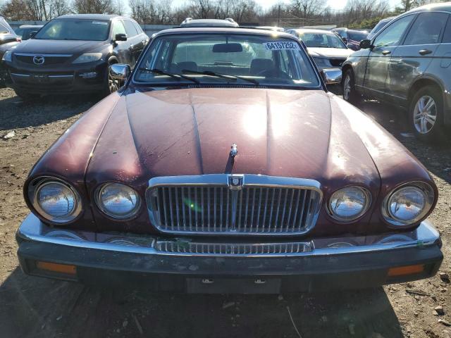 SAJAV1340HC466985 - 1987 JAGUAR XJ6 RED photo 5