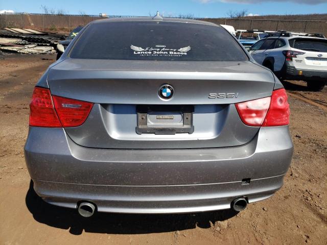 WBAPL3C54AA407584 - 2010 BMW 335 XI GRAY photo 6