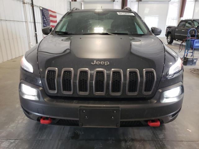 1C4PJMBS3HW551503 - 2017 JEEP CHEROKEE TRAILHAWK CHARCOAL photo 5