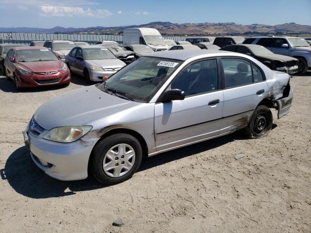 1HGES16315L011281 - 2005 HONDA CIVIC DX VP 银色 照片 1