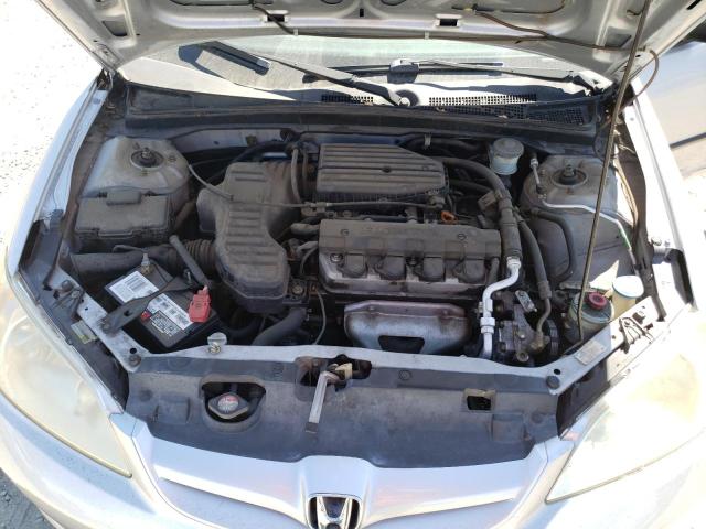 1HGES16315L011281 - 2005 HONDA CIVIC DX VP 银色 照片 11