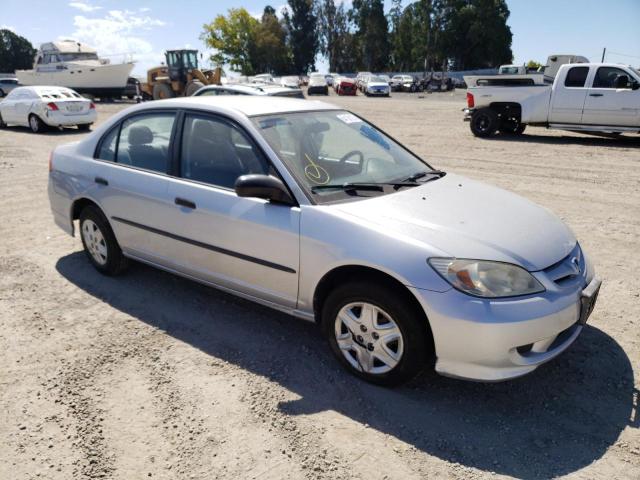 1HGES16315L011281 - 2005 HONDA CIVIC DX VP 银色 照片 4