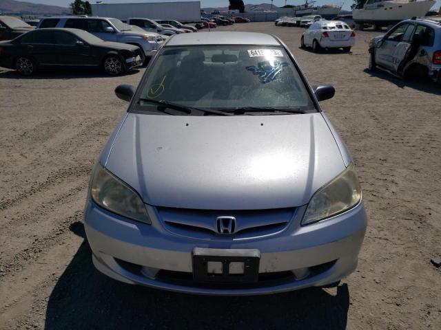1HGES16315L011281 - 2005 HONDA CIVIC DX VP 银色 照片 5