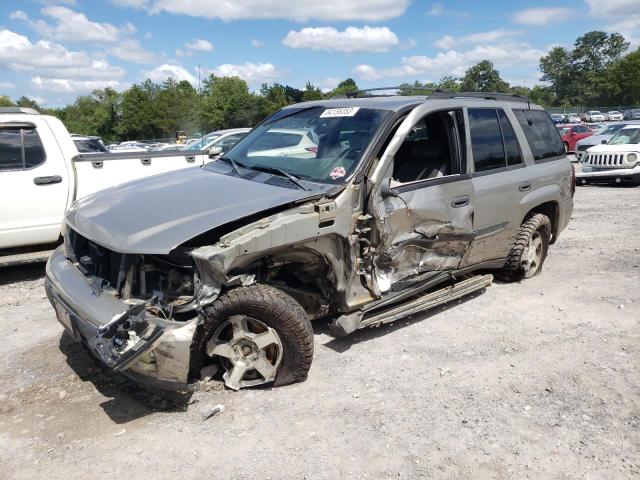 1GNDT13S522284266 - 2002 CHEVROLET TRAILBLAZE GRAY photo 1