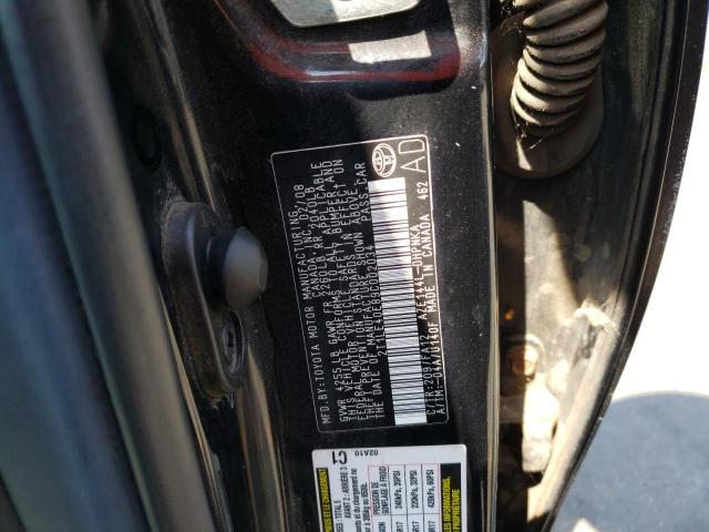 2T1LE40E89C002034 - 2009 TOYOTA COROLLA MA S BLACK photo 12