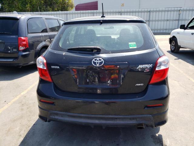 2T1LE40E89C002034 - 2009 TOYOTA COROLLA MA S BLACK photo 6