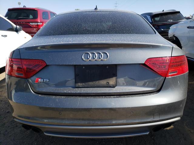 WAUCGAFR3DA075535 - 2013 AUDI S5 PREMIUM PLUS GRAY photo 6