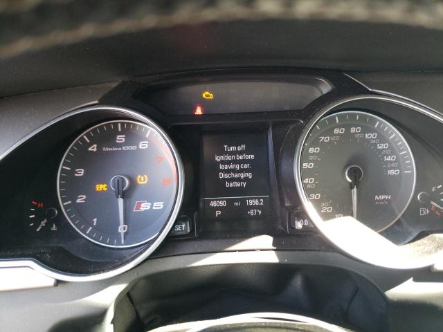 WAUCGAFR3DA075535 - 2013 AUDI S5 PREMIUM PLUS 灰色 照片 9