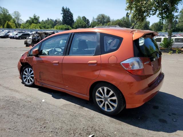 JHMGE8H50CC026162 - 2012 HONDA FIT SPORT ORANGE photo 2