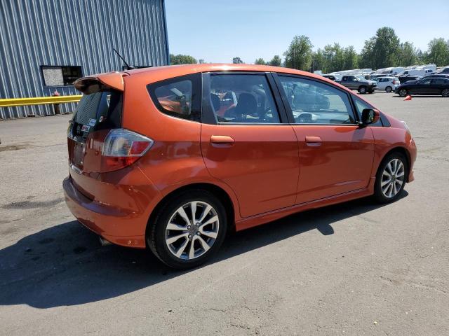 JHMGE8H50CC026162 - 2012 HONDA FIT SPORT ORANGE photo 3